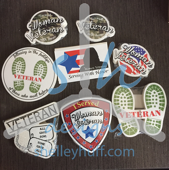 Assorted sticker designs